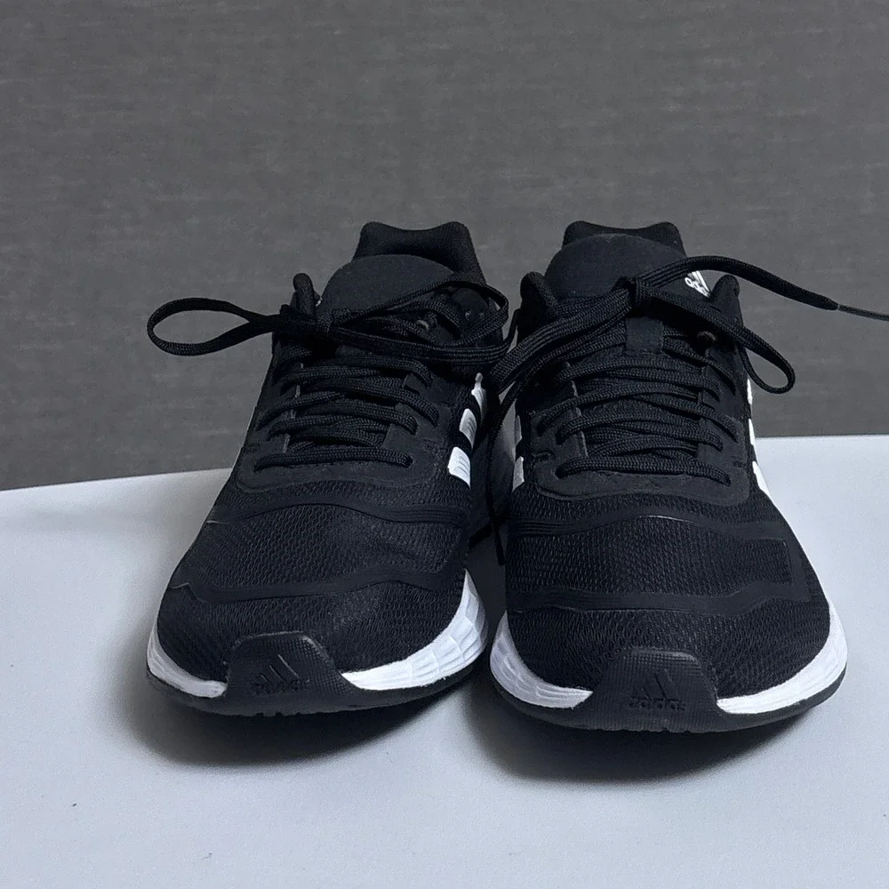 Adidas Running Shoes 6 Black White Duramo 10 K Sneakers Classic Athletic